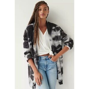 Anthropologie Avalon Tie Dye Knit Cardigan - Large